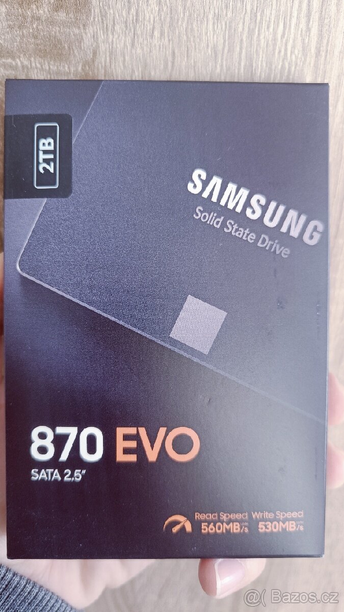 NOVÝ Samsung 870 EVO SSD disk 2TB, SATA 2.5"