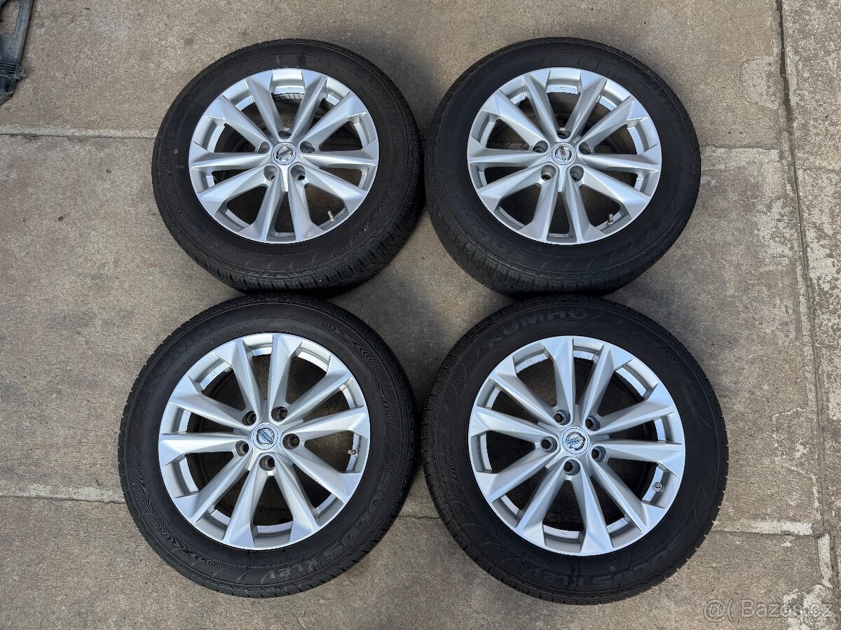 Origo Alu disky Nissan 17” 5x114.3 s pneu 215/60/17