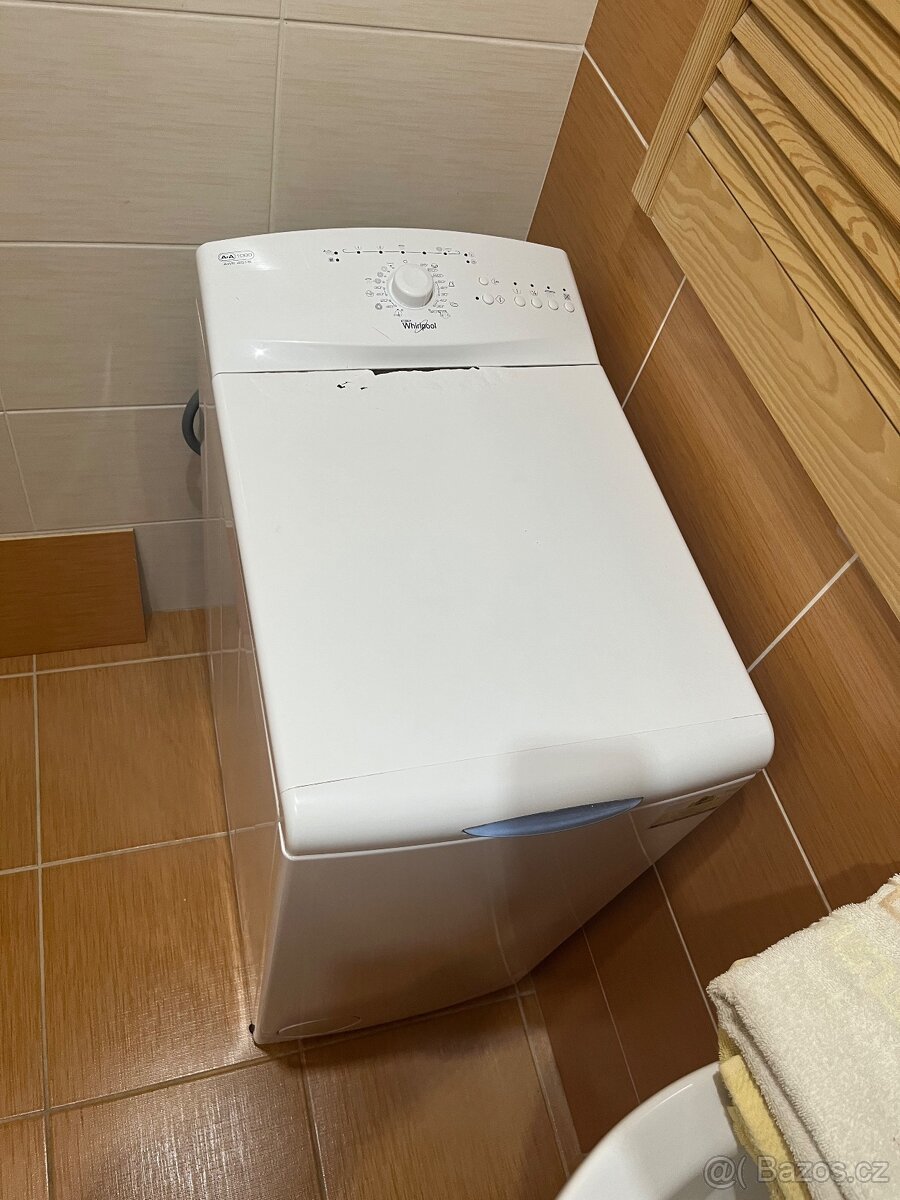 Prodám pračku Whirlpool AWE 4519 - funkční, horní plnění