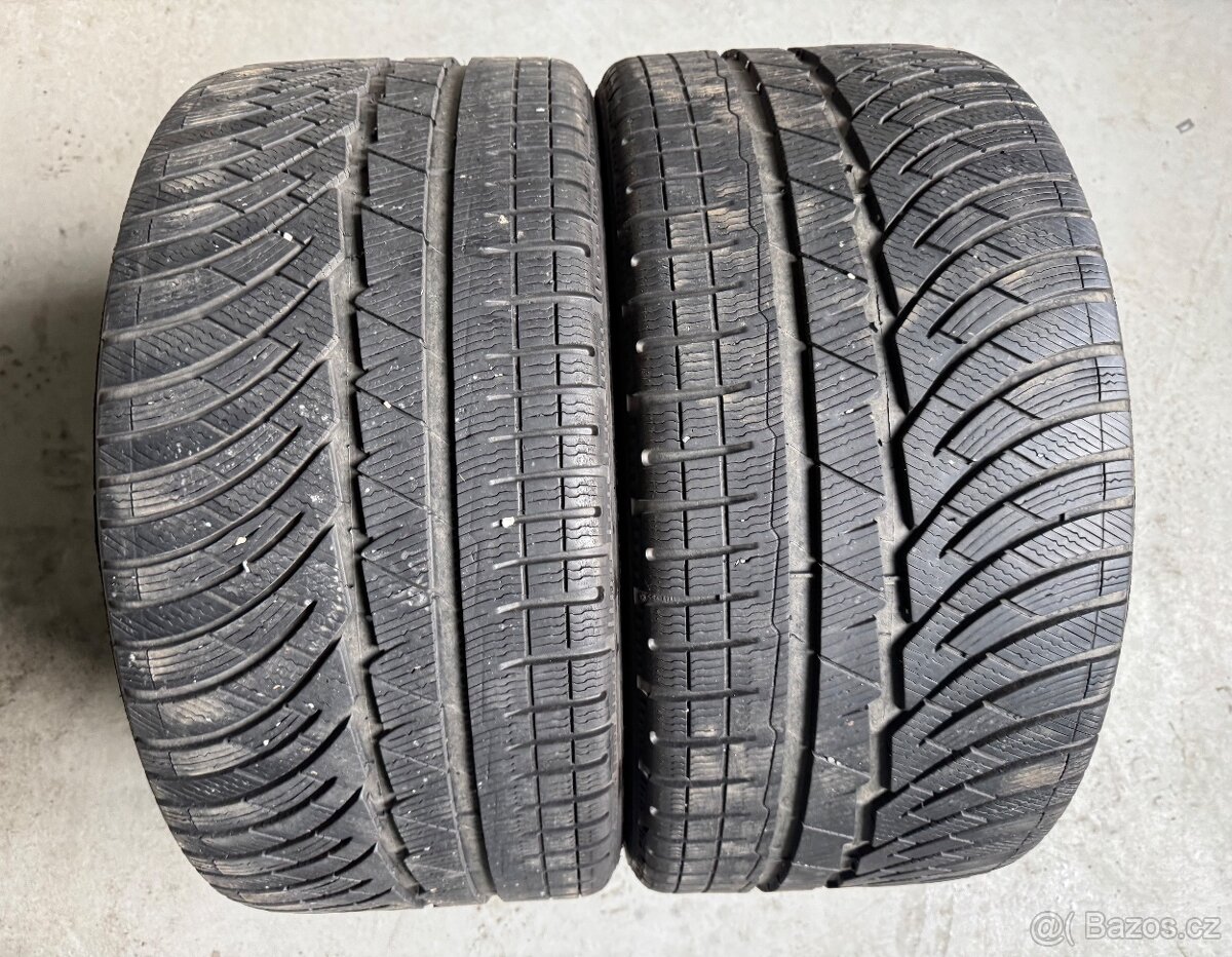 Prodám 2x použité zimní pneumatiky MICHELIN PILOT ALPIN PA4