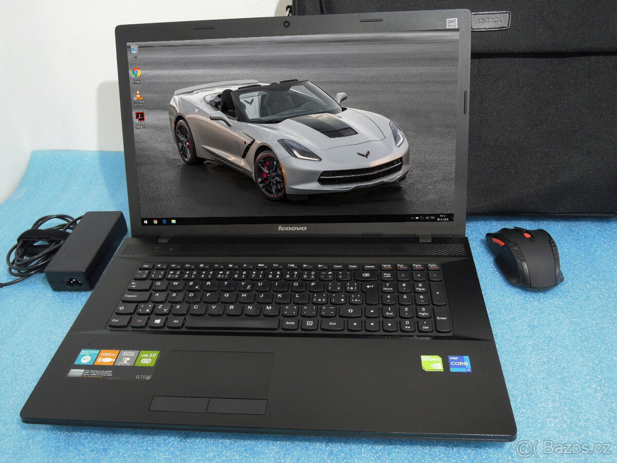 Lenovo IdeaPad G700 17.3“ Intel i7 4.Jádro 8GB 256GB Nvidia