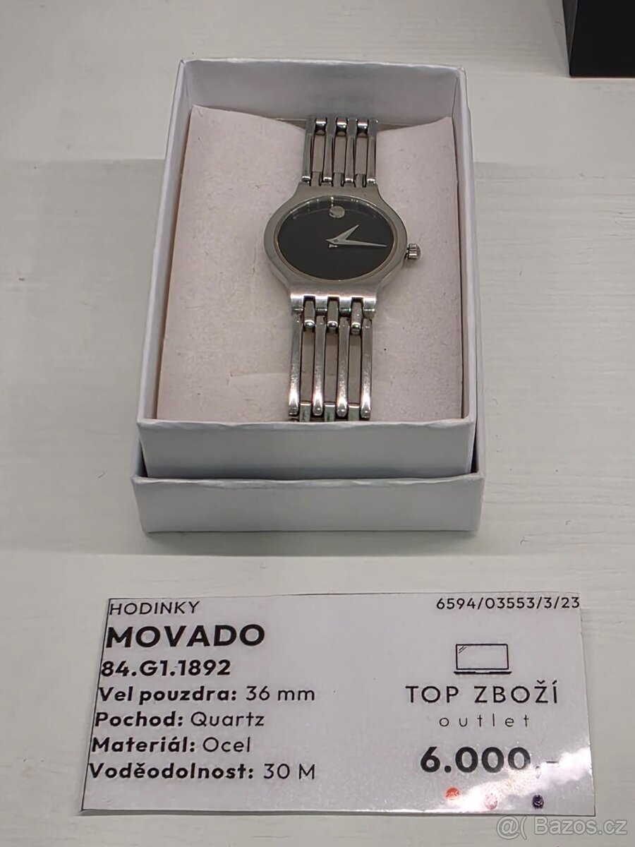 Movado 84.G1.1892, 2 roky záruka