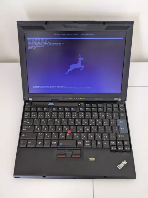 Libreboot - Lenovo ThinkPad X200 - dobrý stav