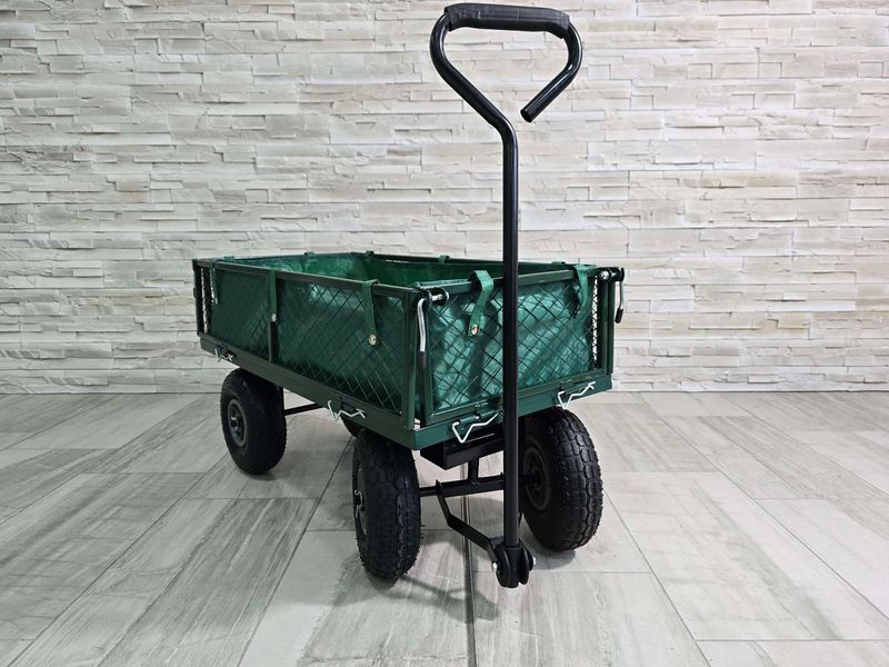 Kovový zahradní vozík 300 kg nový rozbalený