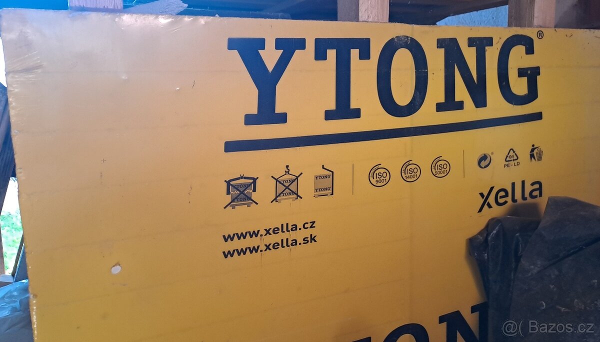 Ytong příčky 150mm, 75mm, překlad 1250