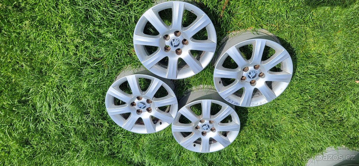 Škoda Fabie 2-3 Al disky jako nové 6x15 et 38