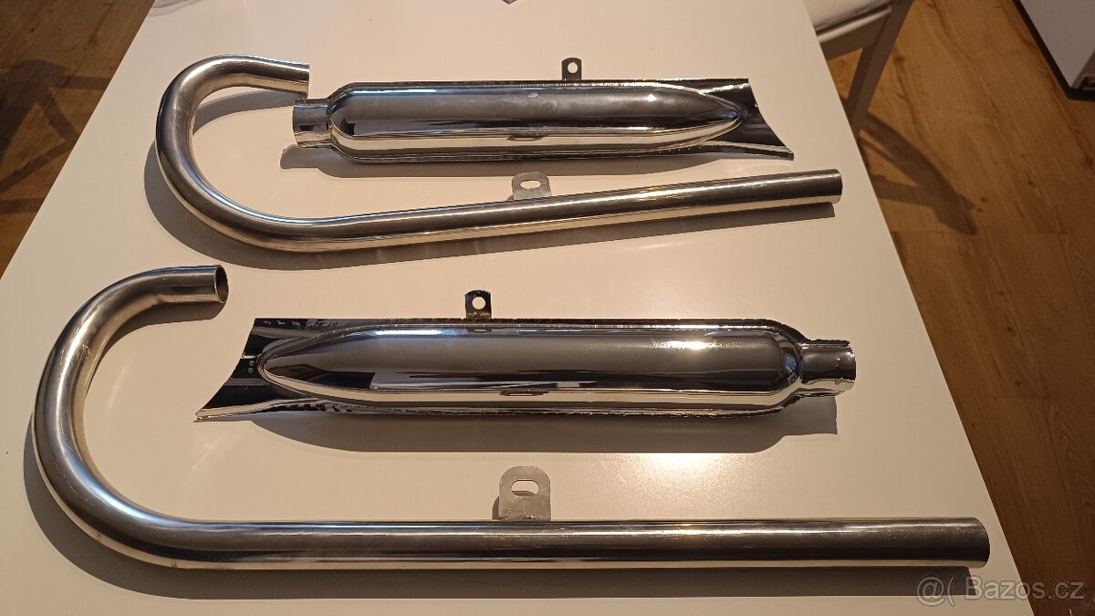 Výfuky m72 a k750