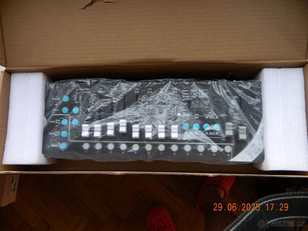 Dmx Controller LIGHT4ME 192 V2 - JAKO NOVÉ - ZARUKA 1 ROK