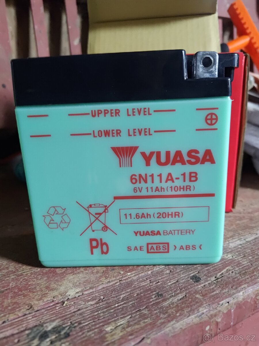 Moto baterie Yuasa 6V