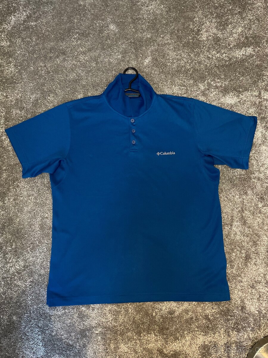 🟦 Columbia – modré funkční polo