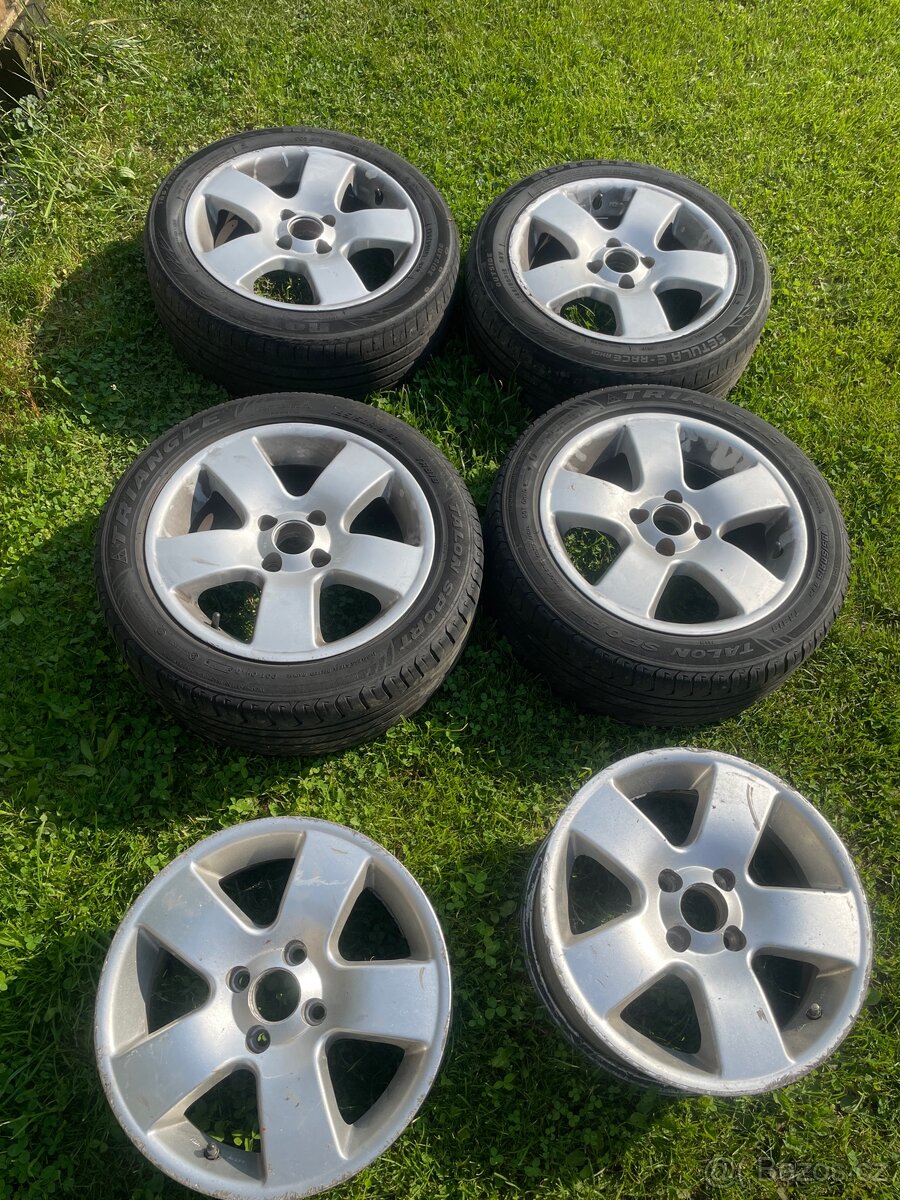 6ks Alu kol 4x100 195/50 R15