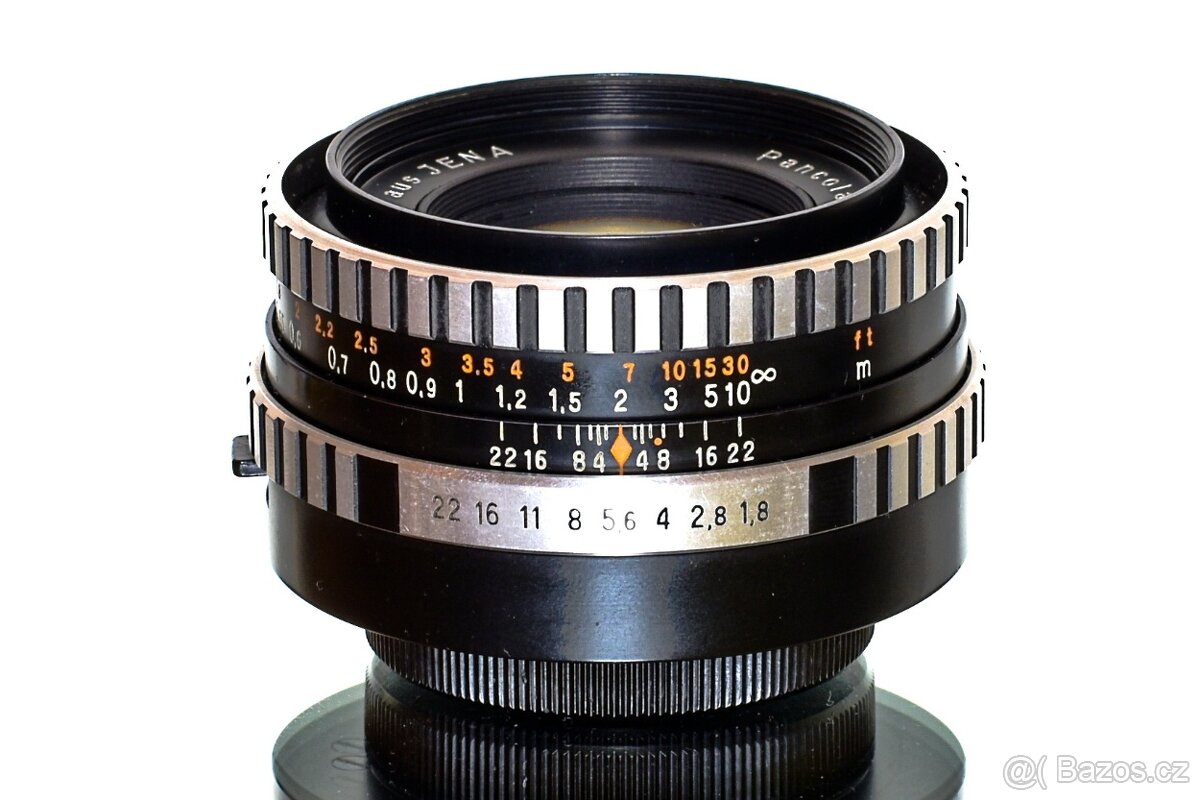 Carl Zeiss Pancolar THORIUM 1,8/50 M42 8-lamel ZEBRA