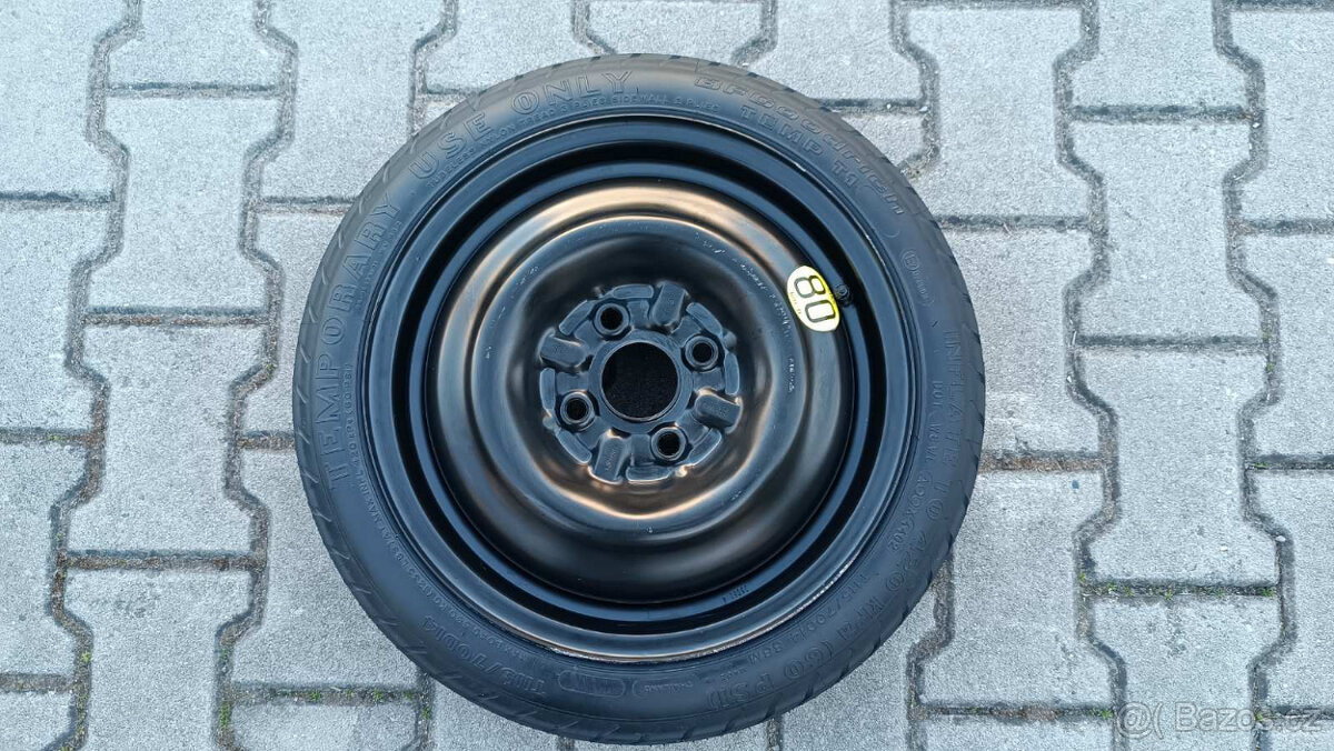 Toyota Yaris I (1999-2005) dojezdové kolo-rezerva