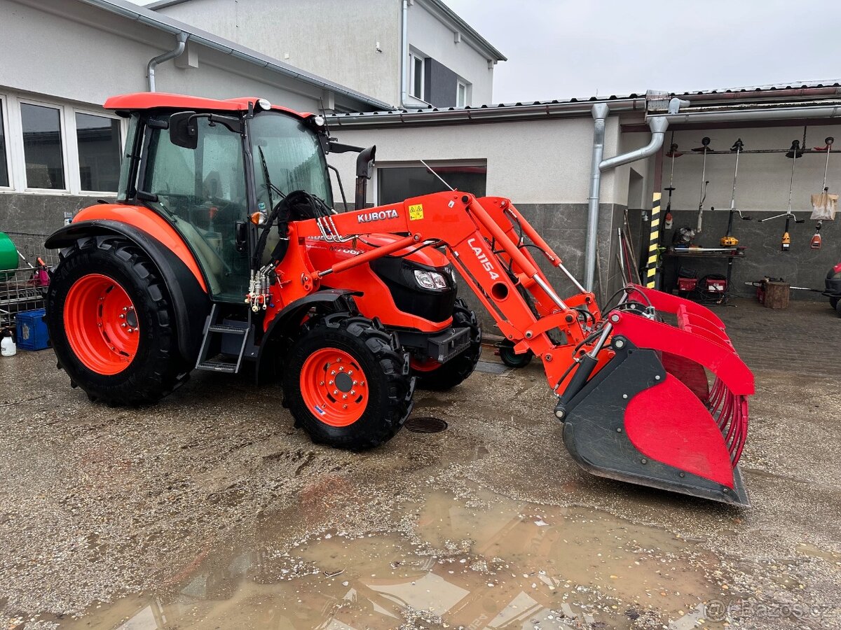 Predám zánovný traktor Kubota M 7060 s čelným nakladačom
