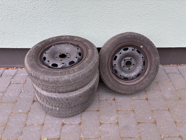 Komplet plech kola VW, Skoda 165/70 R14 zimní 4ks