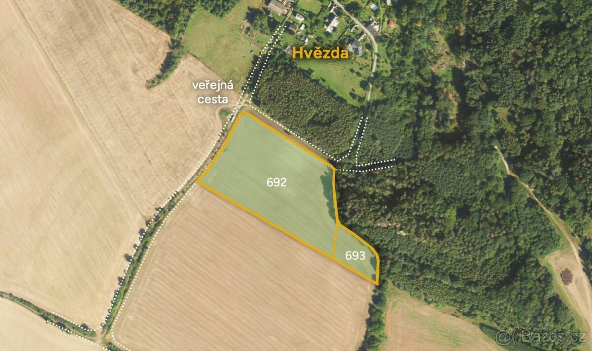 Zemědělská půda, prodej, Blíževedly, Česká Lípa