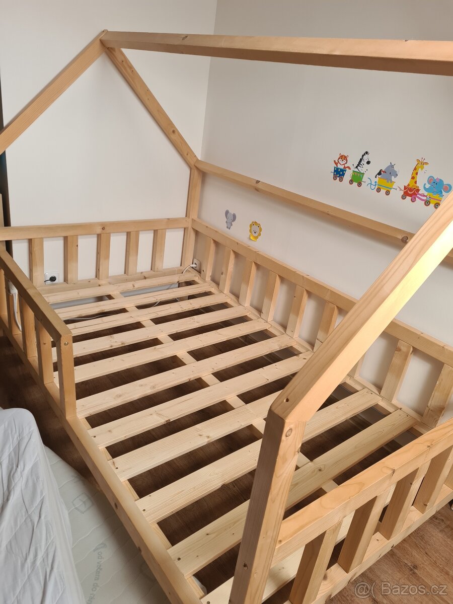 Domečková postel 120x200