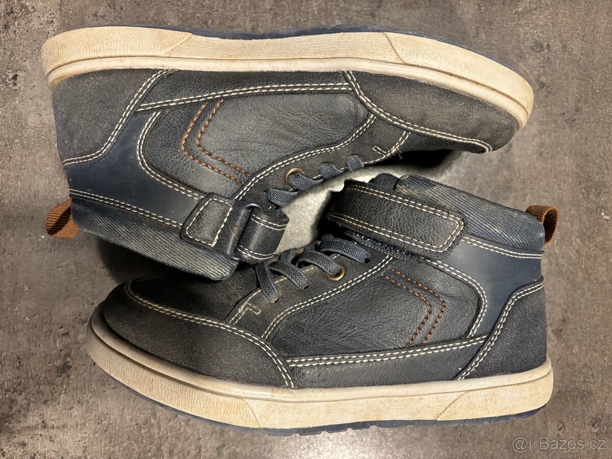 Dětské kožené boty Baťa