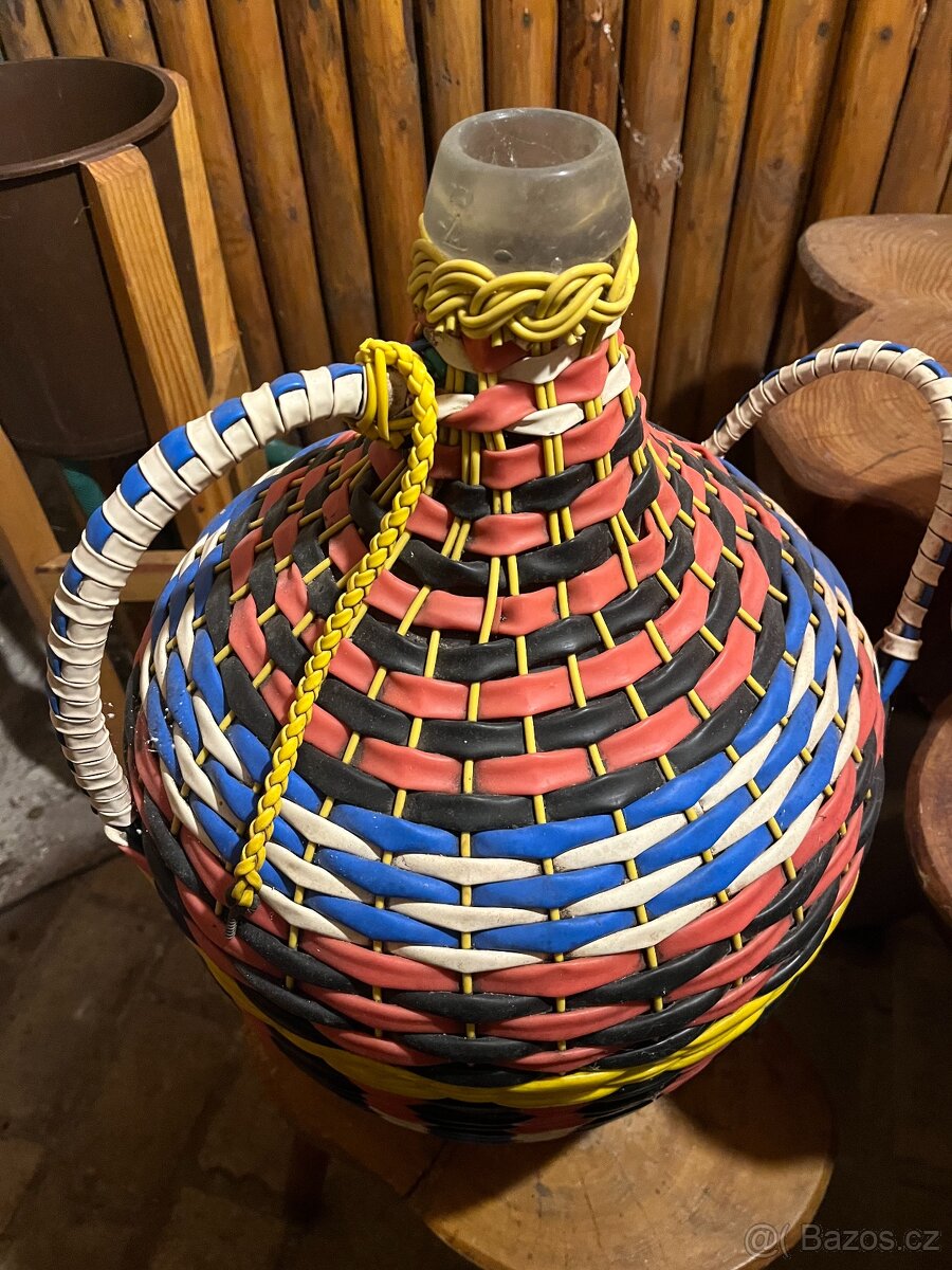 demižon 25l opletený