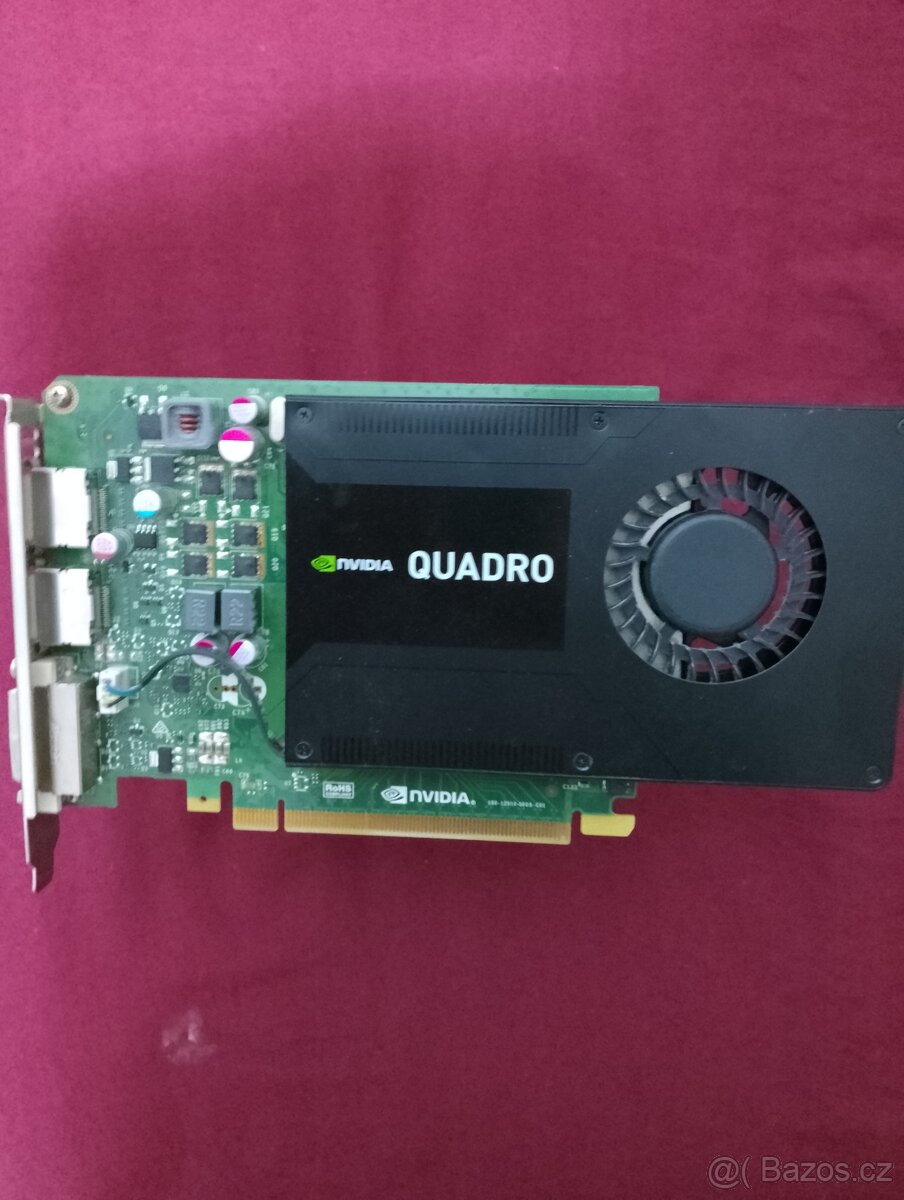 Prodám profesionální grafickou kartu NVidia Quatro K2200 4GB
