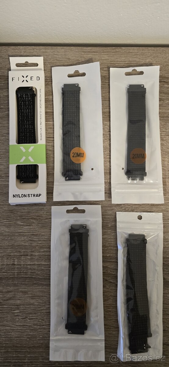 Řemínek na hodinky 20mm - nové, různé barvy