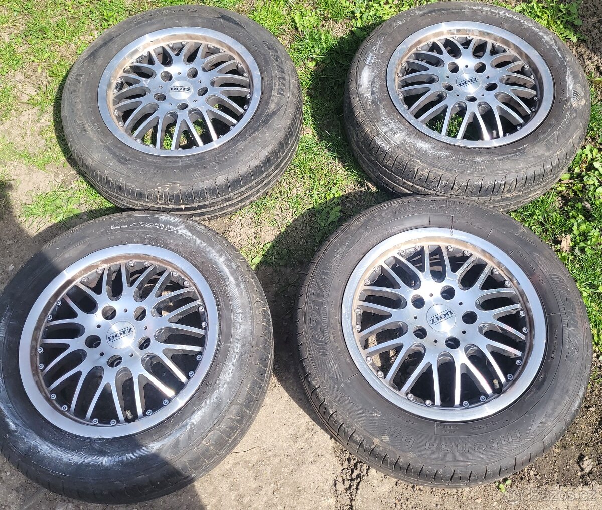 Sada alu kol DOTZ 15" 5x114,3 + Sava Intensa HP 195/65 R15