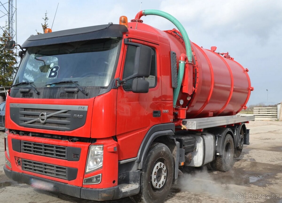 Volvo FM 330 - 6x2 - Fekální vůz – EEV – EURO 5/6