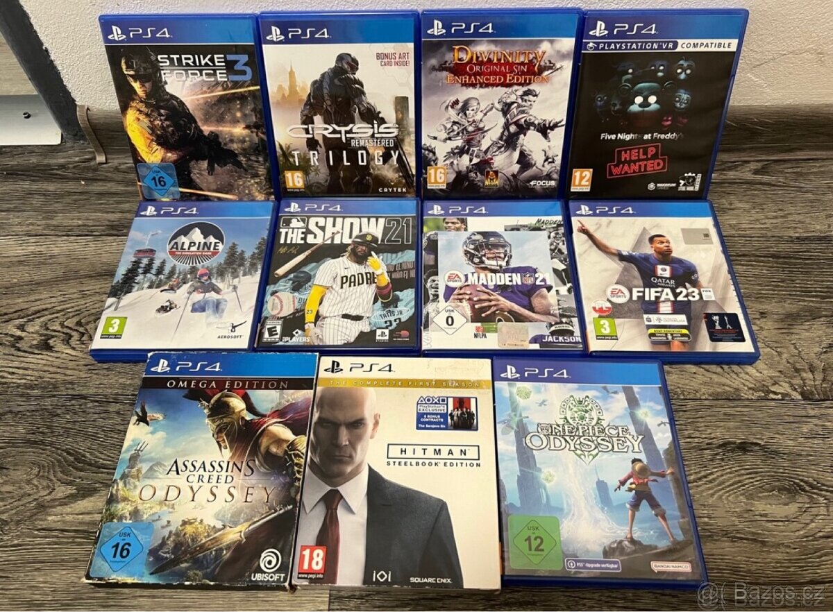 PLAYSTATION 4 HRY - TOP STAV