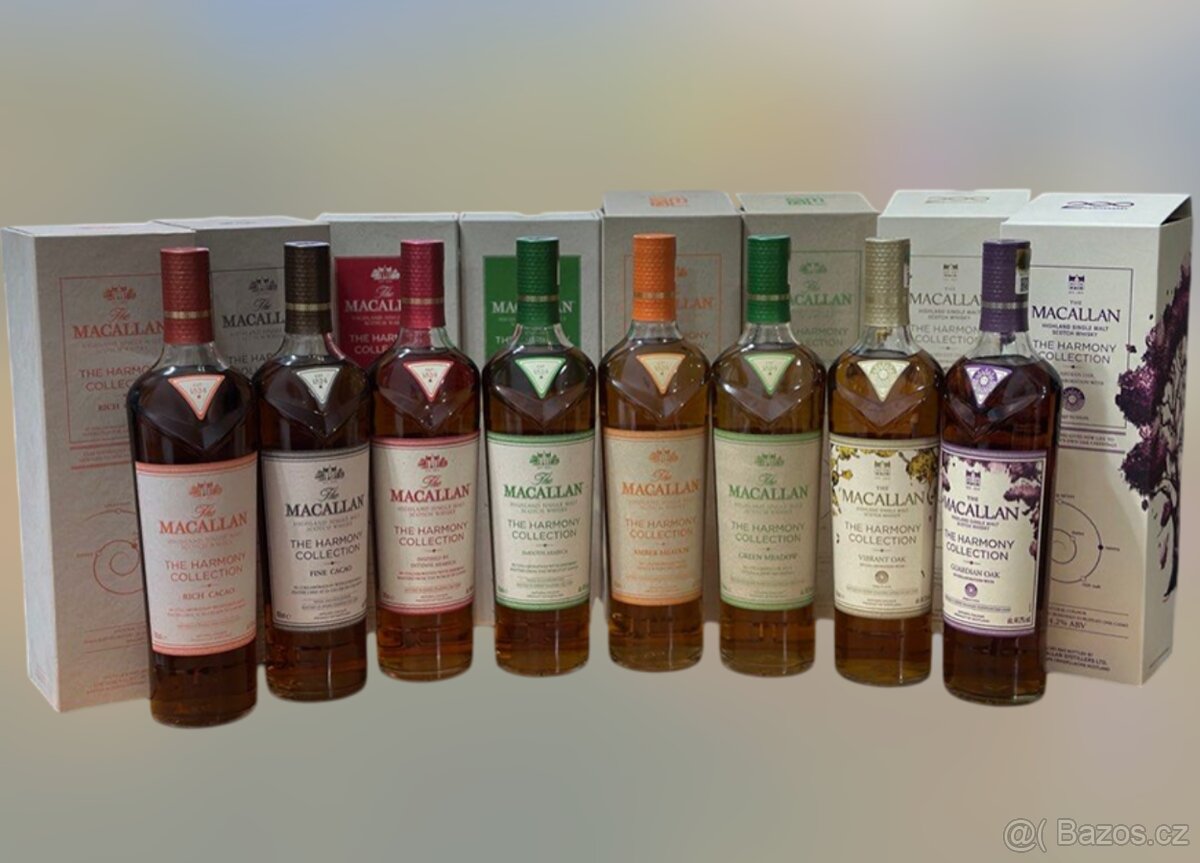 MACALLAN HARMONY COLLECTION 8x700ml TOP STAV