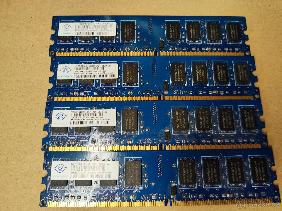 Nanya 8GB DDR2 4x 2GB