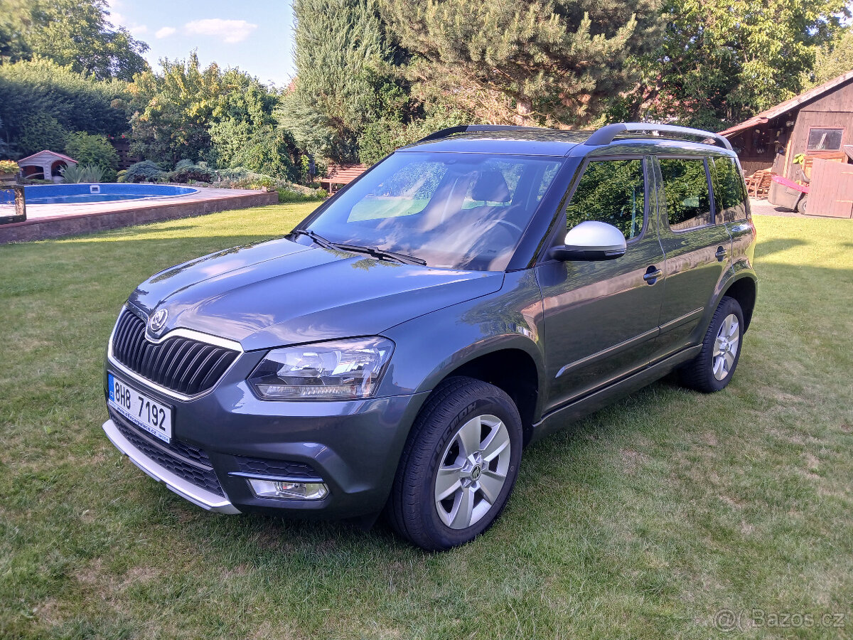 Yeti 2.0 TDi, digi klima,tažné,servisní knížka