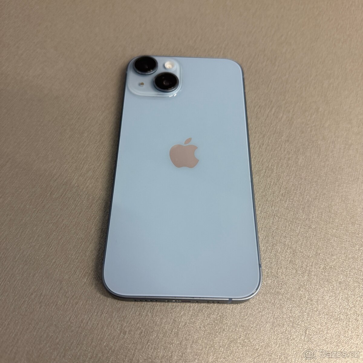 iPhone 14 128GB modrý, pěkný stav, 12 měsíců záruka