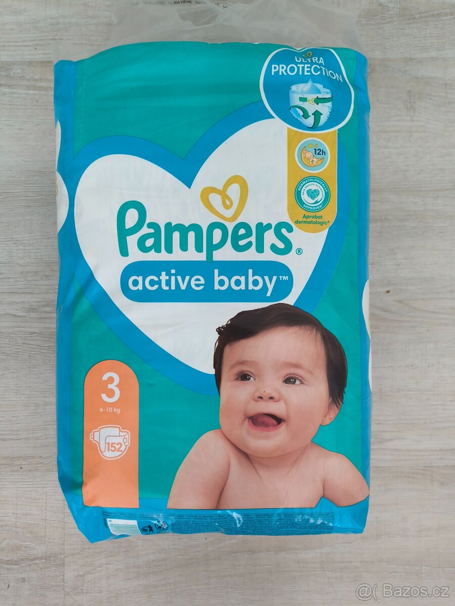 Plenky Pampers active baby 3