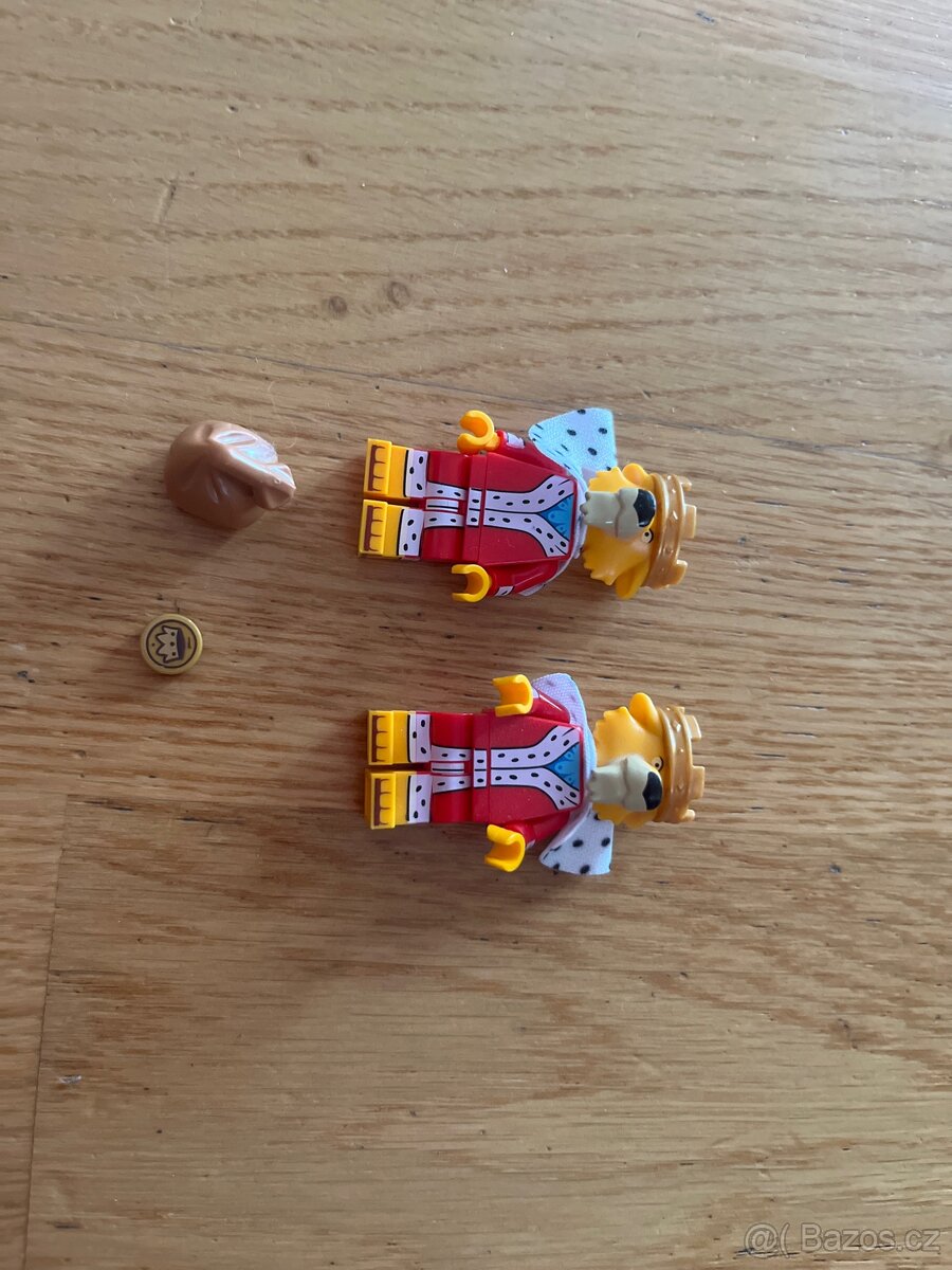 Lego disney minifigures 2x(lion costume king)