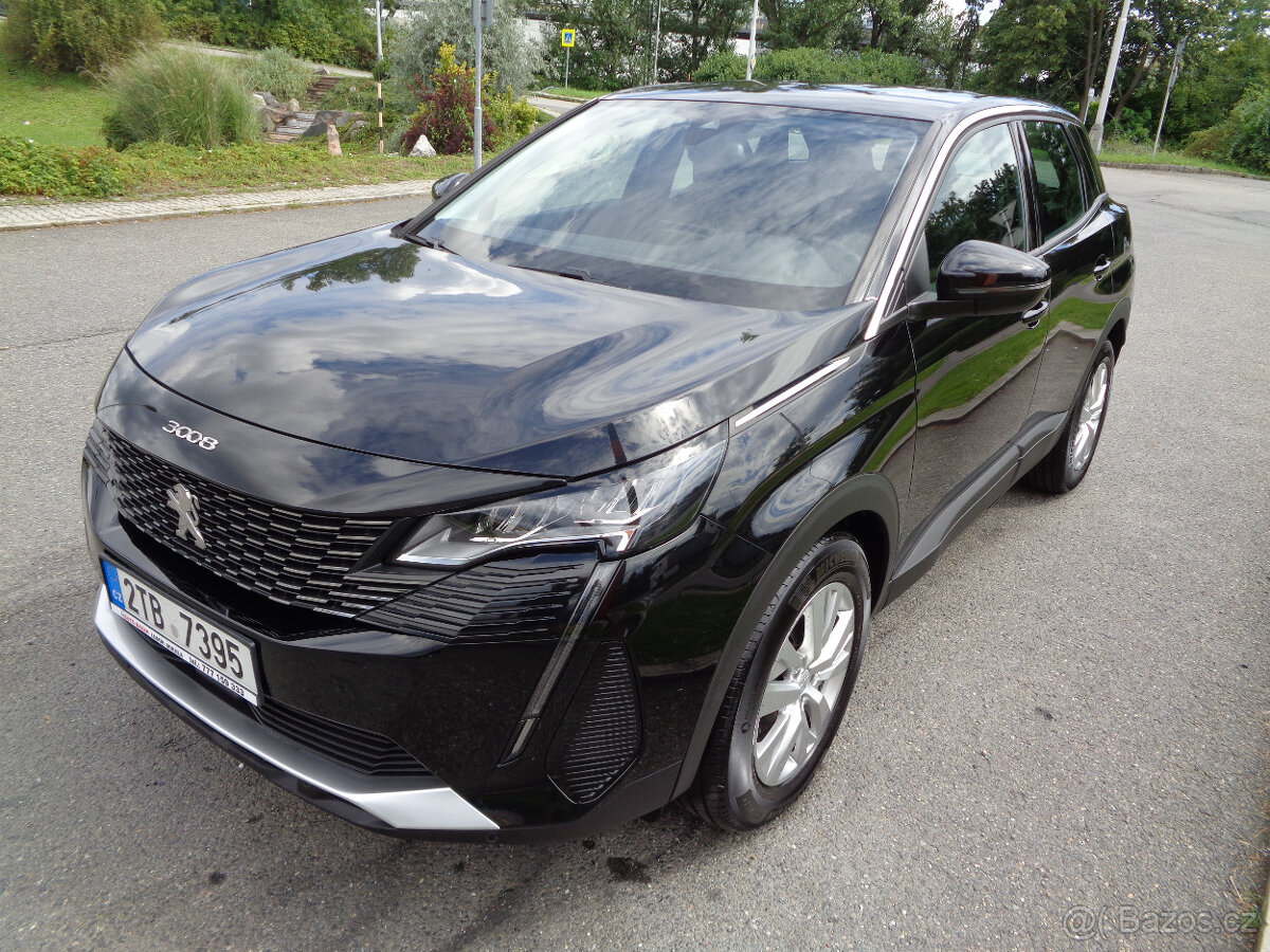 PEUGEOT 3008 1.2i 96kW,KOUPENO ČR,1.MAJITEL,SERVISKA