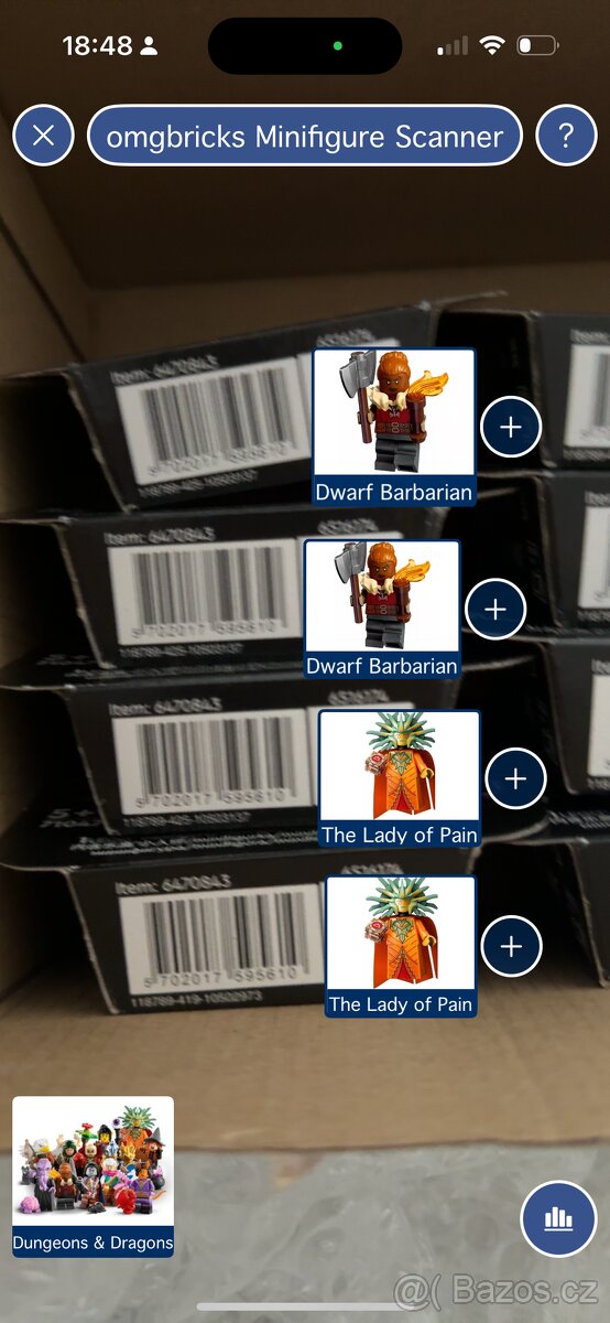Lego minifigurky Dungeons & Dragons 71047