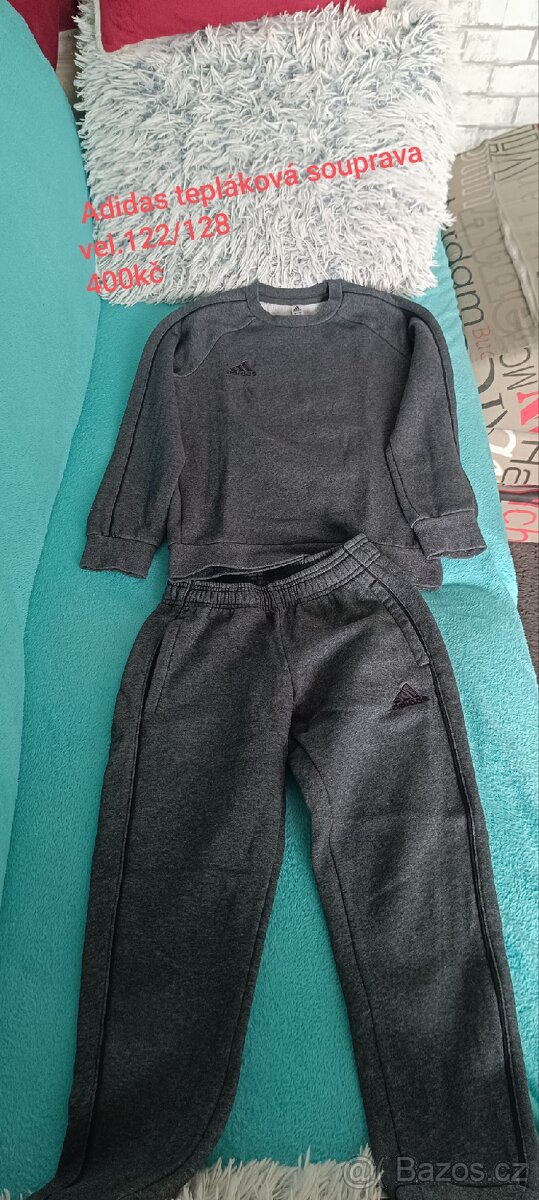 Tepláková souprava Adidas zateplená vel.122-128