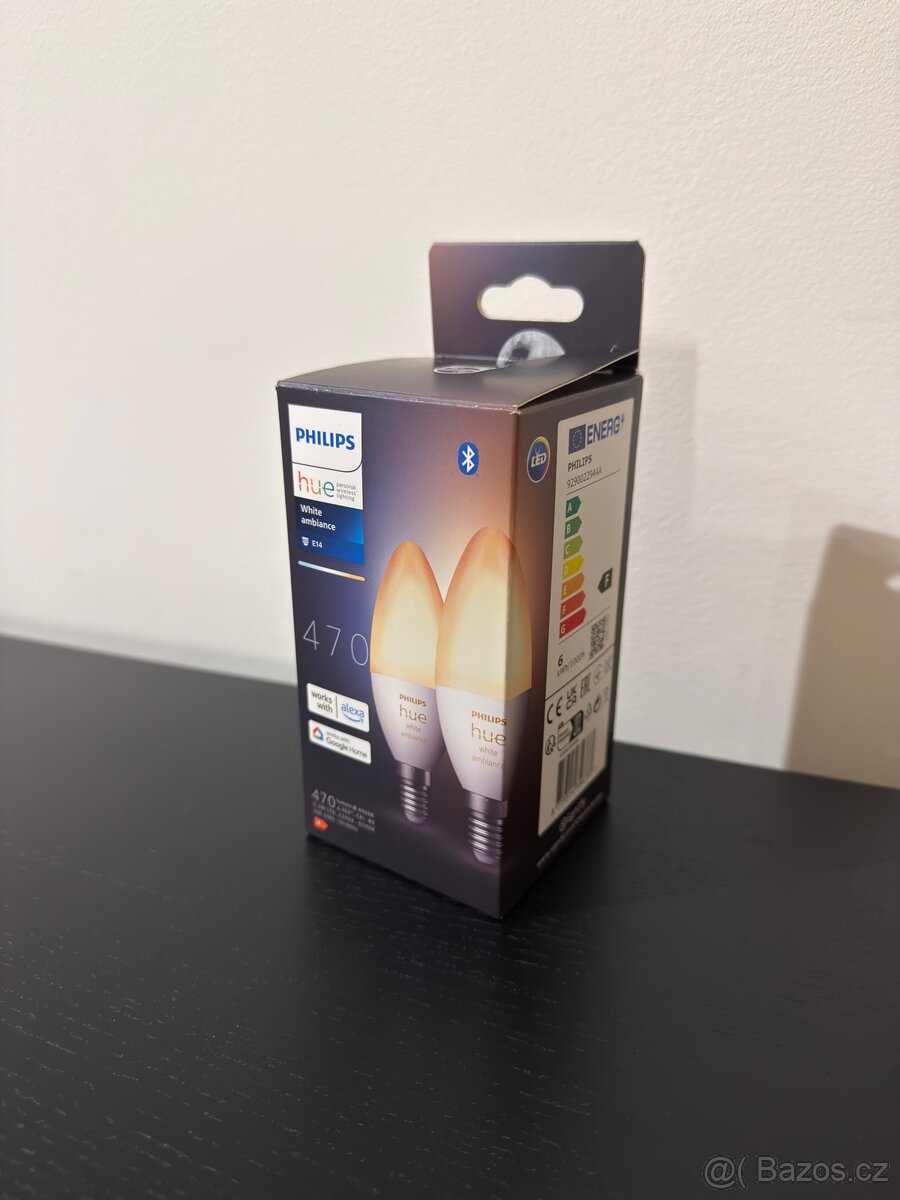 Philips Hue White Ambiance 6W E14 set 2ks
