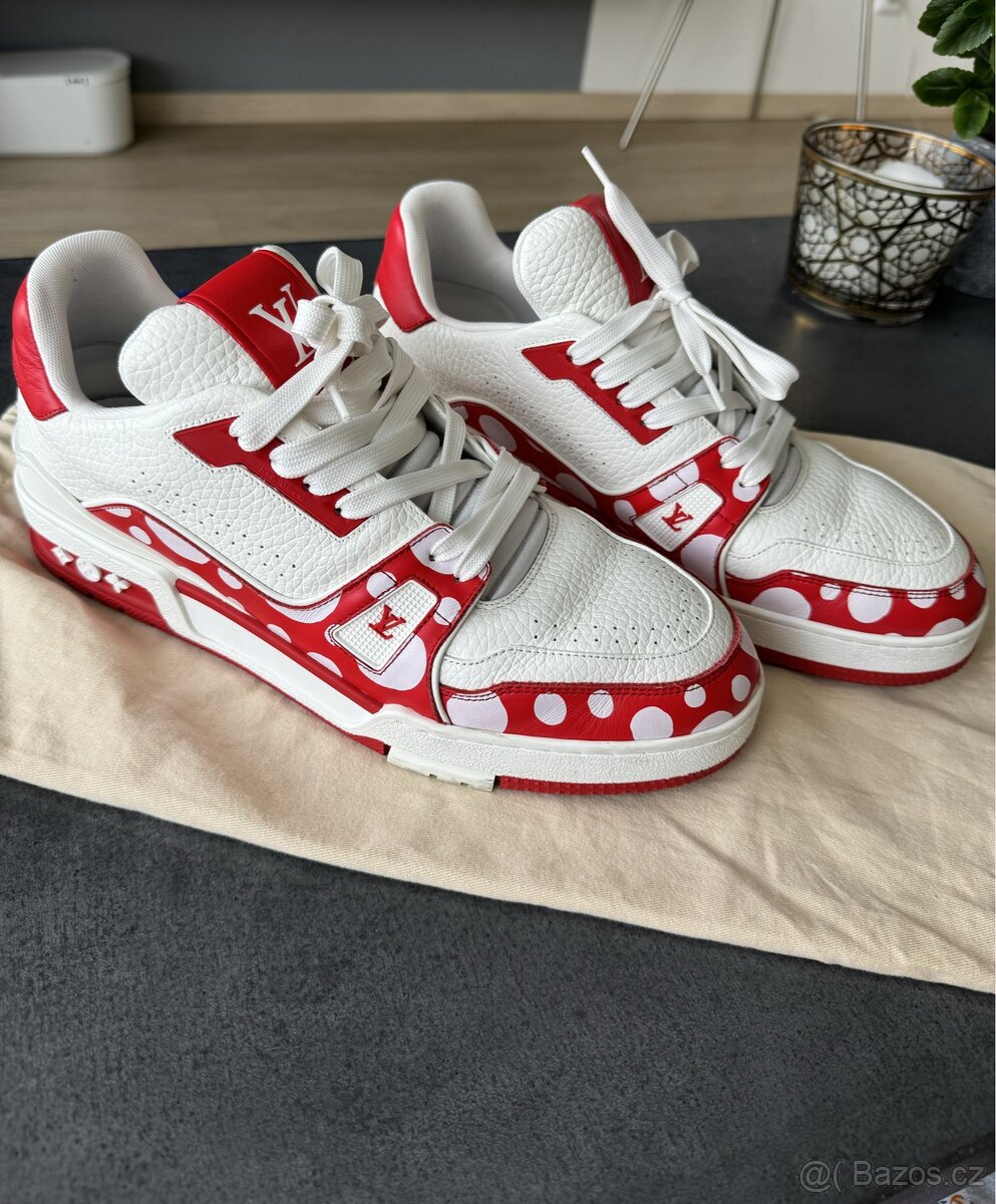 Louis Vuitton x Yayoi Kusama - White Red boty velikost 42