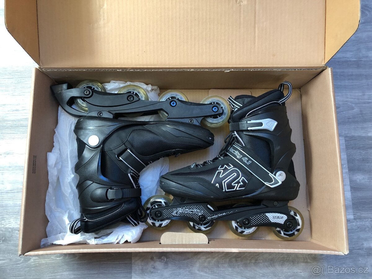 In-line brusle K2 Velocity M 4.1 (44,5) – jako nové