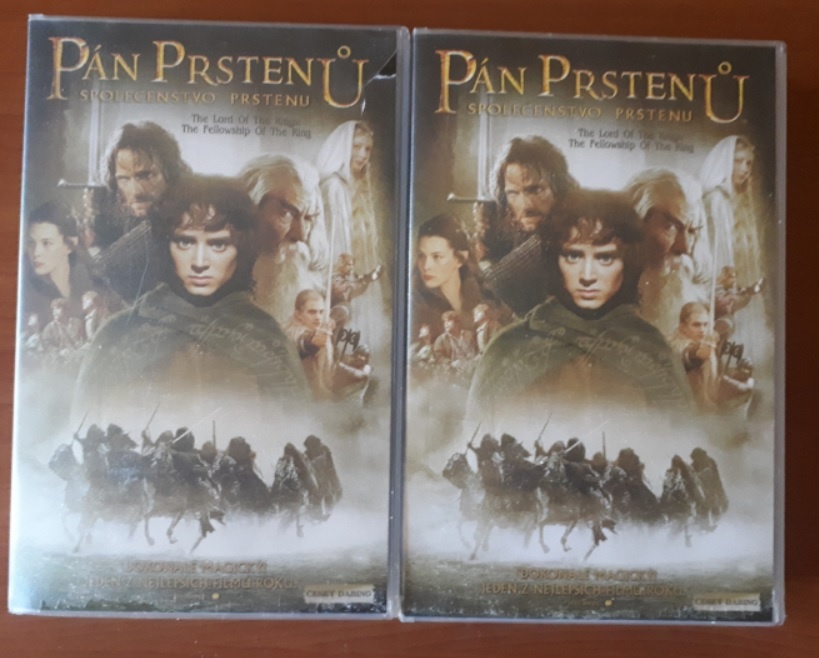 Pán prstenu1, dvě originální VHS kazety