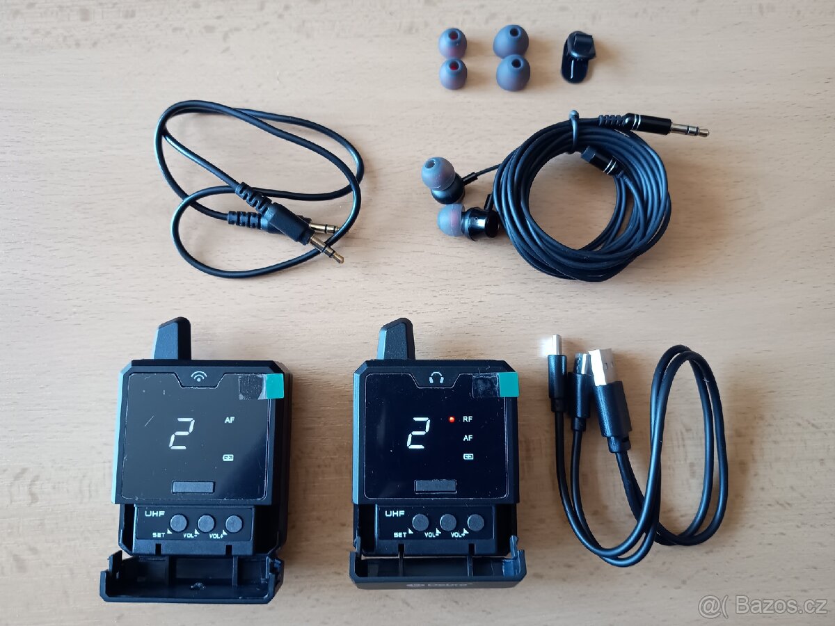 Prodám bezdrátový kit pro IEM Debra ER-Mini SLEVA na 600,-Kč