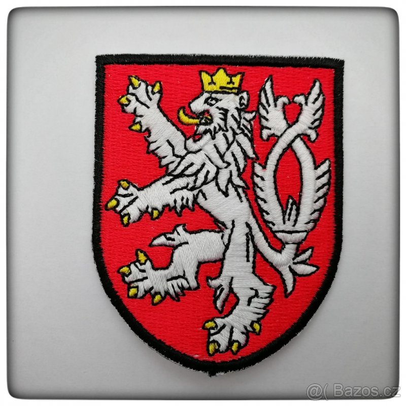 Nášivka Český lev (malý státní znak).