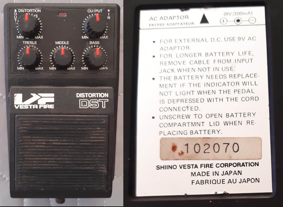VINTAGE - VF VESTA FIRE Distortion DST