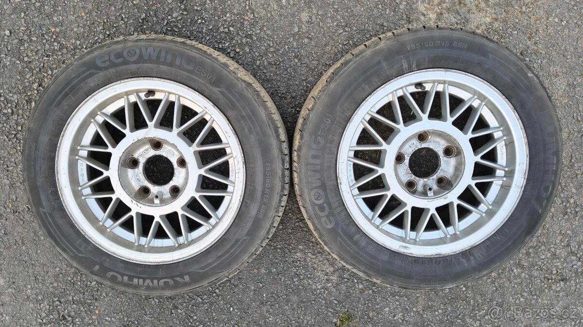 Alu kola 5x120 R15 s pneu