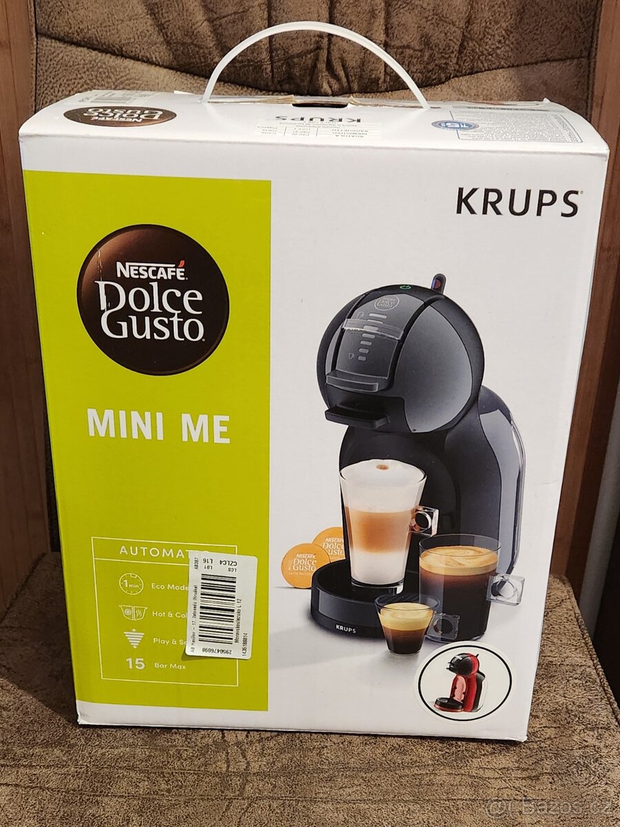 KRUPS KP123H10 Nescafé Dolce Gusto Mini Me černé/červené