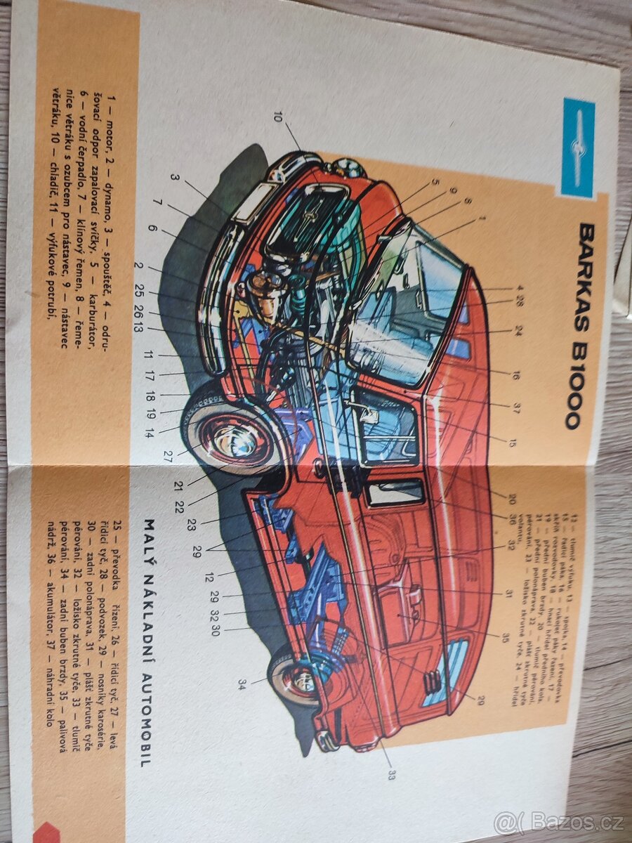 Barkas B1000 obrázek schéma