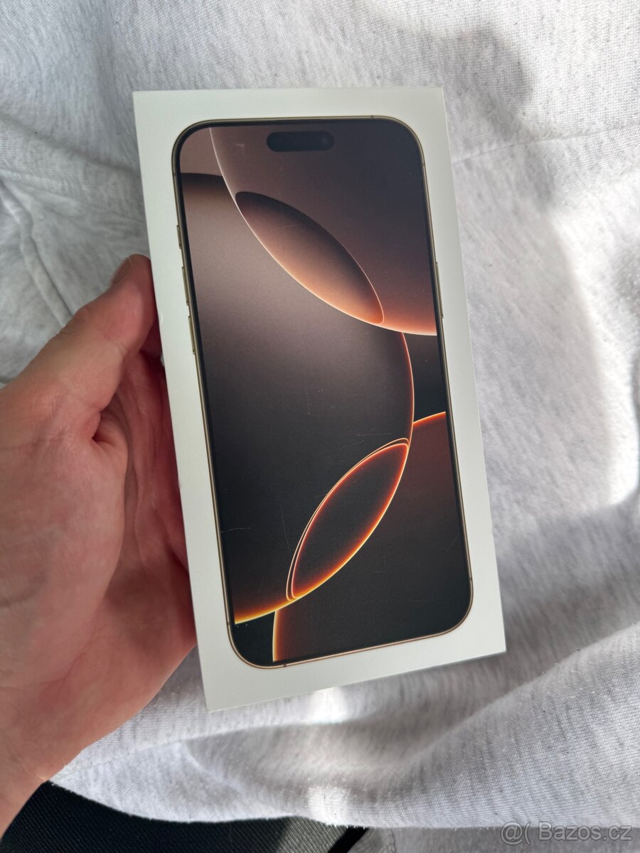 iPhone 16 Pro Max 256 Desert, Faktura, Záruka 3roky