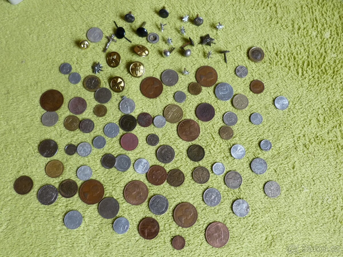 konvolut mincí