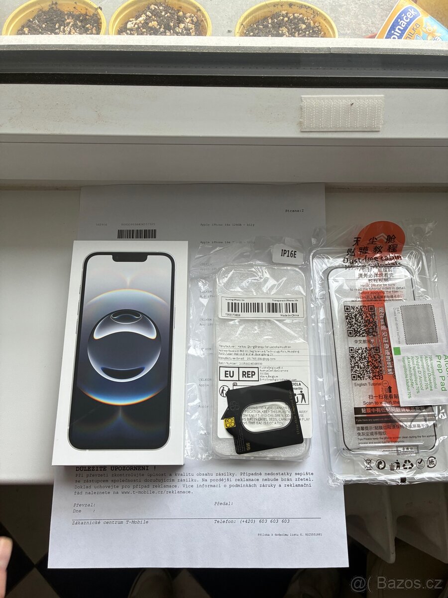 Prodám,popripade vyměním(nabídněte)iphone 16e 128GB black